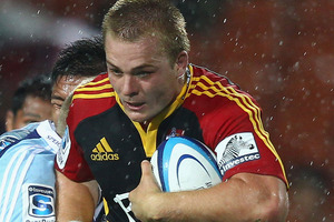 All Blacks flanker Sam Cane has made it only as far as the reserves bench for the Chiefs' team to play the Hurricanes in Hamilton on Friday night. Photo / Getty Images.