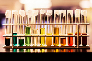 Heather West capture a urine rainbow in a hospital lab.
Photo / Heather West
