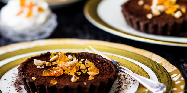 Chocolate tarts. Photo / Babiche Martens