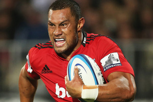 Crusaders centre Robbie Fruean has withdrawn from the remainder off the Super 15 season after being forced to undergo further heart surgery. Photo / Getty Images.