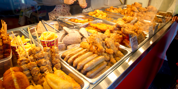 Food options at Mate's Rates Takeaways. Photo / Sarah Ivey