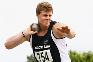 Since sustaining an ankle injury, Jacko Gill has rewritten and rejuvenated his training programme. Photo / Dean Purcell