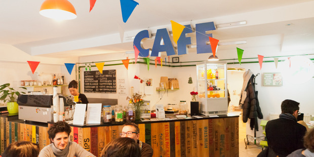 Antipodes, in Prenzlauer Berg, Berlin, is run by New Zealander Jane Nye. Photo / Dan Zoubek