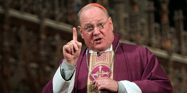 New York Cardinal Timothy Dolan. Photo / AP
