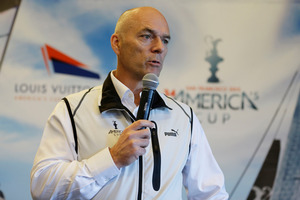 America's Cup Event Authority CEO Stephen Barclay. Photo / AP