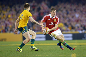Lions centre Brian O'Driscoll has been dumped from the British and Irish Lions team in a sensational move by coach Warren Gatland. Photo / Getty Images.