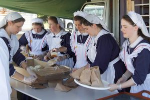 Members of the Gloriavale Christian Community. File photo / Mark Mitchell