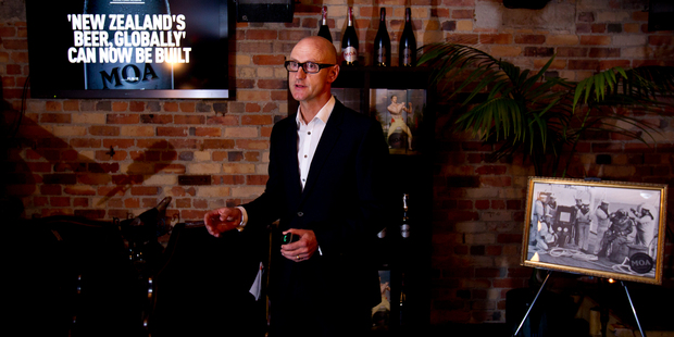 Geoff Ross, chief executive of Moa Beer. The company is one of the smaller NZ firms that Pioneer Capital has taken a stake in. Photo / NZ Herald