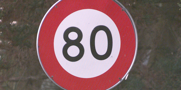 The temporary speed limit signs are in place at all times, and for a good reason. Photo / Brett Phibbs