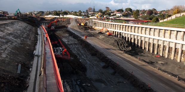 Business groups helped persuade the PM's inner circle that they need to get behind projects like the Waterview link. Photo / APN