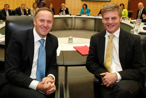 Mr English has been Finance Minister since 2008 during the worst of the global financial crisis, and is Mr Key's Deputy Prime Minister. Photo / Mark Michell