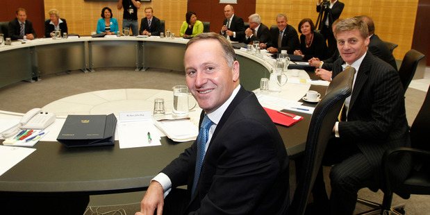 Eight of the 20 ministers in John Key's cabinet have legal or accounting backgrounds. Photo / Mark Mitchell
