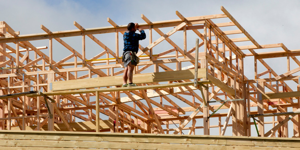 Building consents hit a five year high in the June quarter, says Statistics NZ. Photo / Mark Mitchell