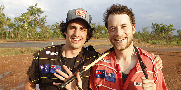 Andy Lee and Hamish Blake.