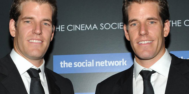 The Winklevoss twins hope that bringing Bitcoins on to a traditional stock exchange will help to clean up their image further. Photo / AP