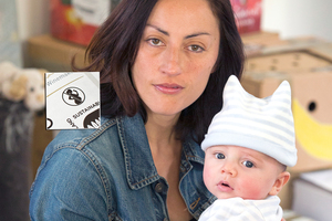 Sian Hughes wants a broader message encouraging responsible drinking. Inset: A symbol of a pregnant woman appears on some wine bottles. Photo / Greg Bowker