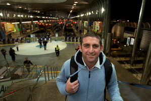 Regular train passenger Nik Kennedy. Photo / Brett Phibbs