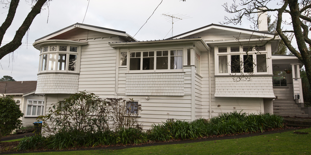 The large Maungakiekie Ave property sits on land owned by the Cornwall Park Trust Board. Photo / Greg Bowker