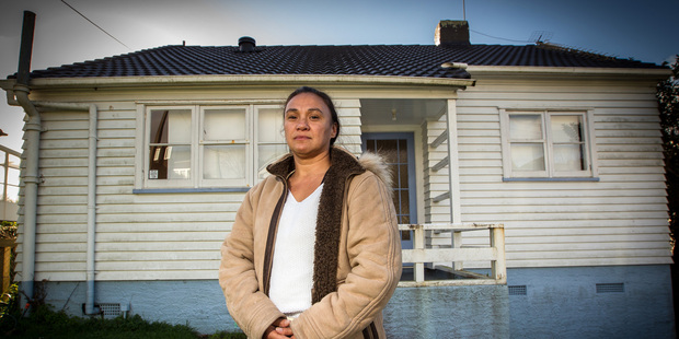 Bella Bowden, a Housing NZ tenant in Mission Bay is being threatened with eviction despite finding $1 million to buy the property. Photo / Michael Craig