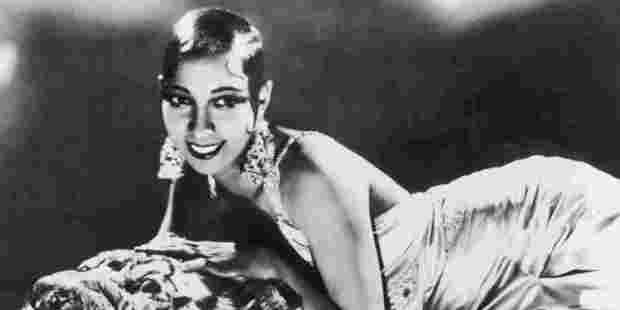 American jazz singer Josephine Baker.