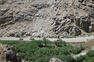 NZ Army patrol through Afghanistan's Baghak Valley.