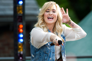 Demi Lovato says there's a fast way to get famous.Photo / AP