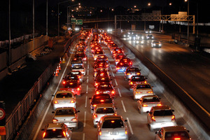 Traffic jams are becoming worse in Auckland. Photo / APN