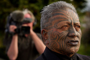 Tame Iti says he supports the Maori Party despite the break away of Hone Harawira. Photo / Alan Gibson