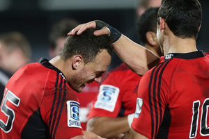 The old swagger has returned for Israel Dagg after the fullback spent the majority of the Crusaders season stuck in the doldrum. Photo / Getty Images