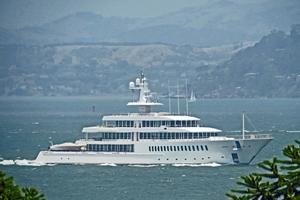 The 88m mega-yacht Musashi has a crew of 23 and has room for 18 guests.