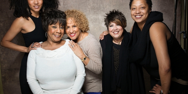 Judith Hill (left), Merry Clayton, Darlene Love, Tata Vega and Lisa Fischer feature in the documentary. Photo / AP
