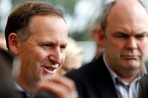 John Key and Steven Joyce want an international-class tourist asset built without calling on taxpayer funding. Photo / Christine Cornege