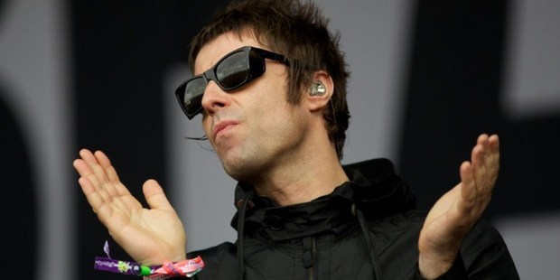Liam Gallagher's wife has told him not to return home. Photo / AFP