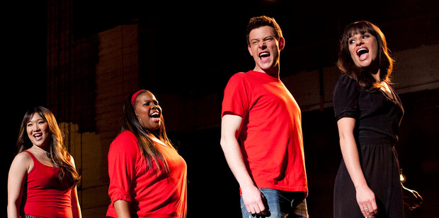 Cory Monteith in a scene from Glee. Photo / AP
