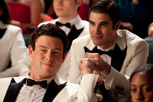 Cory Monteith in a scene from Glee.