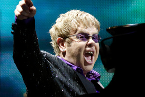 Elton John's Tiny Dancer contains the worst misquoted lyrics, according to a New Zealand poll. Photo / AP
