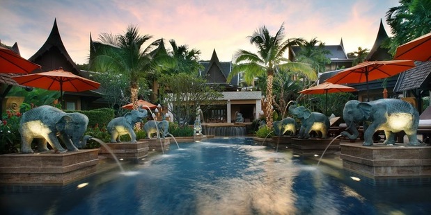 Poolside at Amari Vogue, Krabi. Photo / Supplied