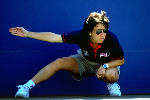Line Judge in action at the US Open at Flushing Meadow in New York. Photo / Getty Images.