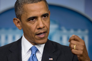 President Barack Obama speaks to reporters in the Brady Press Briefing room of the White House in Washington. Photo / AP
