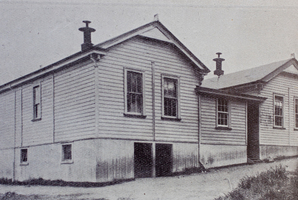 Lessons had just begun at Waikino School, near Waihi, when the farmer, armed with a revolver and a bomb, strode in.