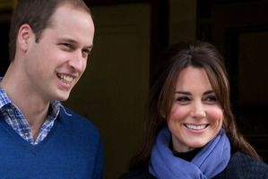 Prince William is reportedly by Kate's side, ready for the arrival of their first child.Photo / AP