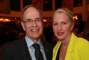 Mayor Len Brown and Mayoress Shan Inglis. Photo / Norrie Montgomery