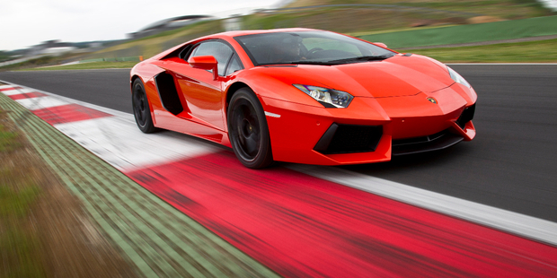 The Lamborghini Aventador - soon to be the car of choice for farmers?