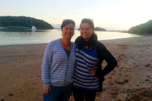 Paihia couple Rachel Briscoe, left, and Jess Ivess