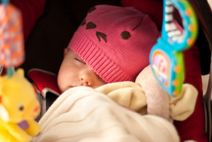 Babies' time in car safety seats should be kept to a minimum. Photo / Thinkstock