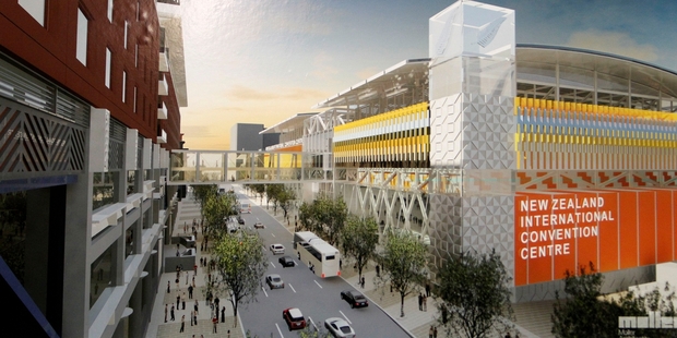 The new convention centre planned for Auckland will cost $400 million.