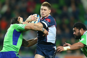 James O'Connor ran the show against the Highlanders, but where he ends up next year is anyone's guess. Photo / Getty Images