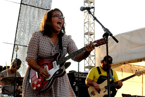Brittany Howard of Alabama Shakes seems to throw her whole being into imparting a little wisdom, sharing heartbreak, hard times, and exorcising demons in every song. File photo / Getty Images
