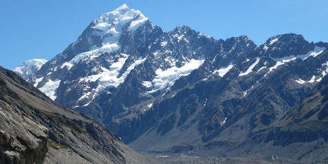 Aoraki-Mt Cook - the Cloud Piercer. Photo / Justine Tyerman