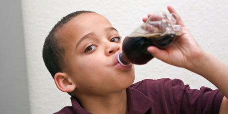 Nearly half of Australian children aged two to 16 were found to consume sugar-sweetened beverages, including energy drinks, daily. Photo / Thinkstock